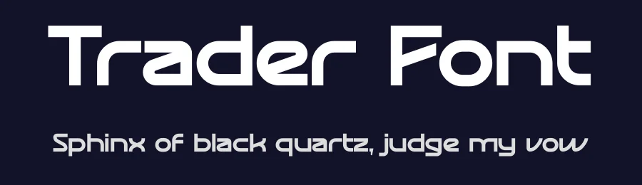 Trader Font by Pinisiart — Display Font — thumbnail 2