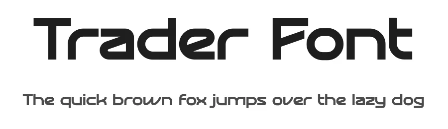 Trader Font by Pinisiart — Display Font