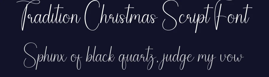 Tradition Christmas Script Font by andikastudio — Script Handwritten Font — thumbnail 2