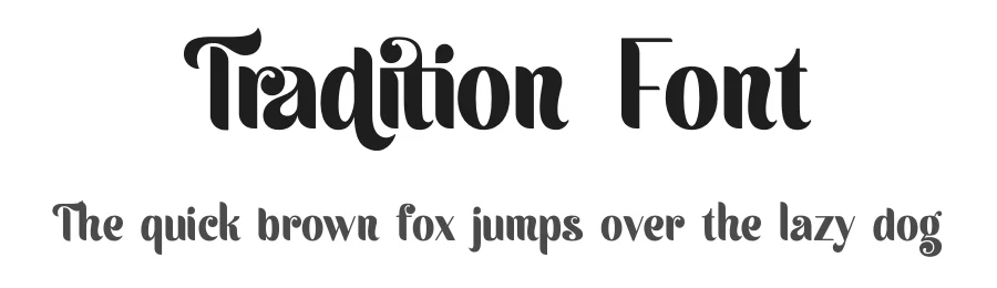 Tradition Font by Madatype Studio — Display Font