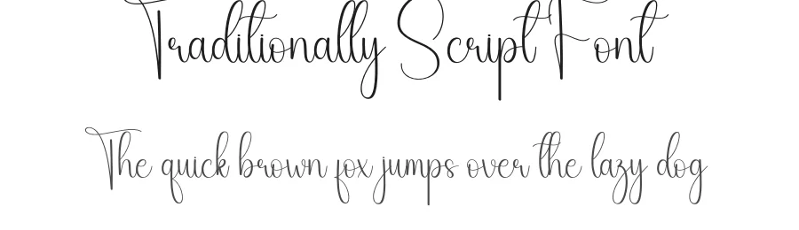 Traditionally Script Font by andikastudio — Script Handwritten Font