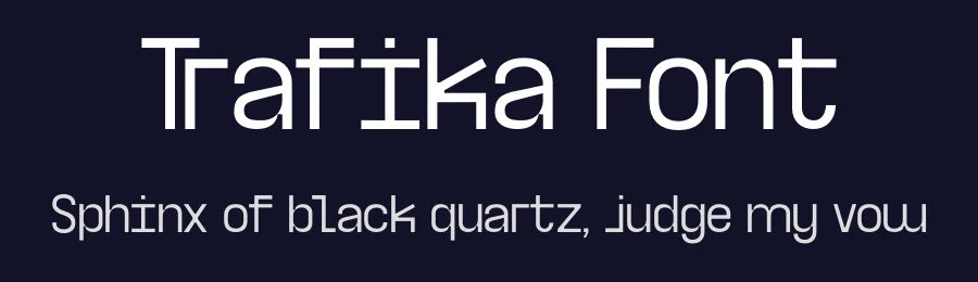Trafika Font by Kulturë Type — Sans Serif Font — thumbnail 2