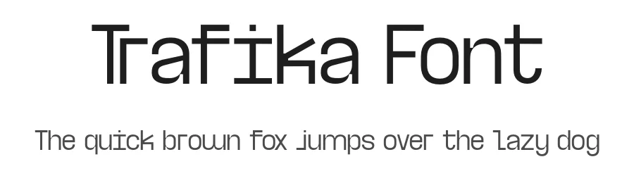 Trafika Font by Kulturë Type — Sans Serif Font