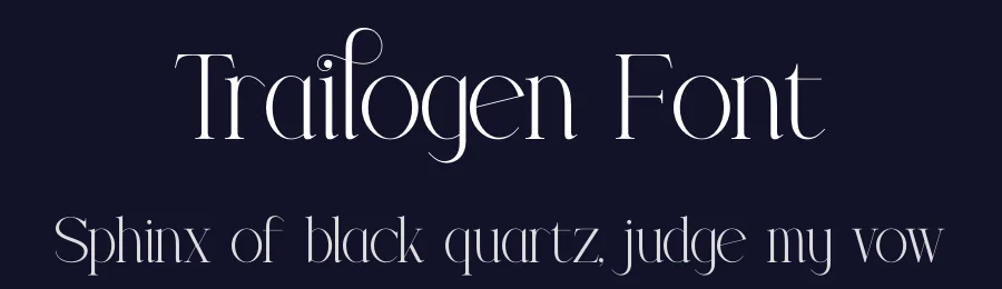 Trailogen Font by Gracetypestudio — Display Font — thumbnail 2