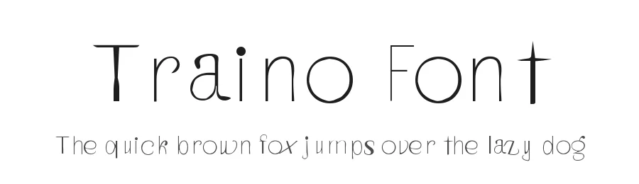 Traino Font by CoFonts โ Script Handwritten Font