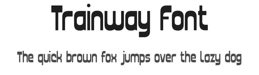 Trainway Font by Pikgura — Display Font