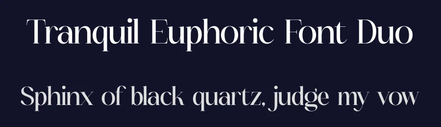Tranquil Euphoric Font Duo by Storytype — Serif Font — thumbnail 2