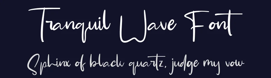 Tranquil Wave Font by Creatifontstudios — Script Handwritten Font — thumbnail 2