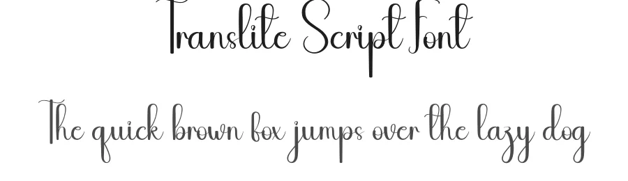 Translite Script Font by andikastudio — Script Handwritten Font