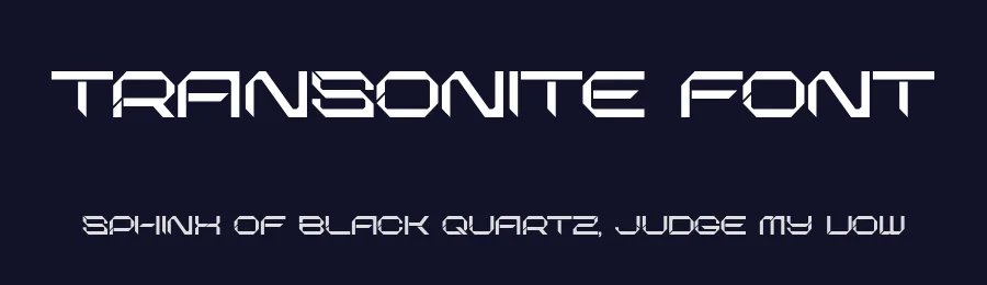Transonite Font by UICreative — Display Font — thumbnail 2