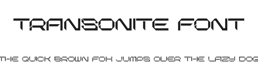 Transonite Font by UICreative — Display Font