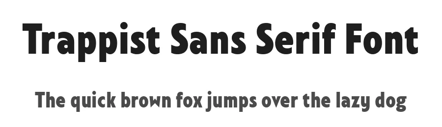 Trappist Sans Serif Font by Vika Usmanova β Sans Serif Font