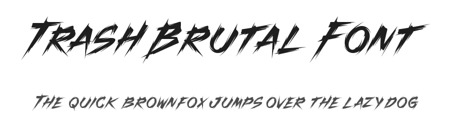 Trash Brutal Font by alit design β Decorative Font