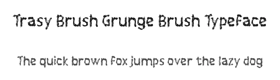 Trasy Brush Grunge Brush Typeface by Mei Suseno — Decorative Font