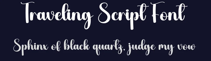Traveling Script Font by creativeletter — Script Handwritten Font — thumbnail 2