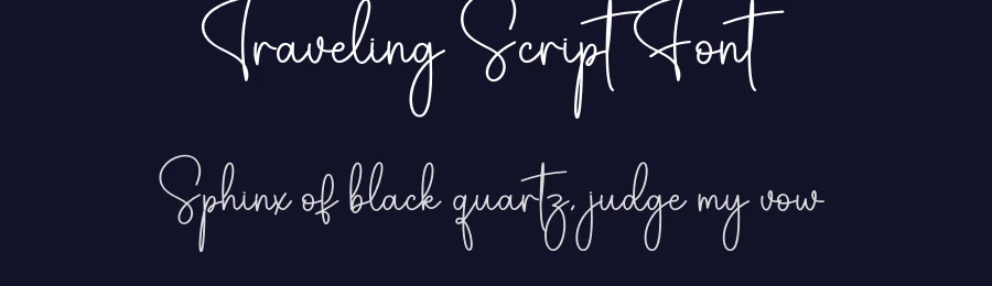 Traveling Script Font by creativeletter — Script Handwritten Font — thumbnail 2