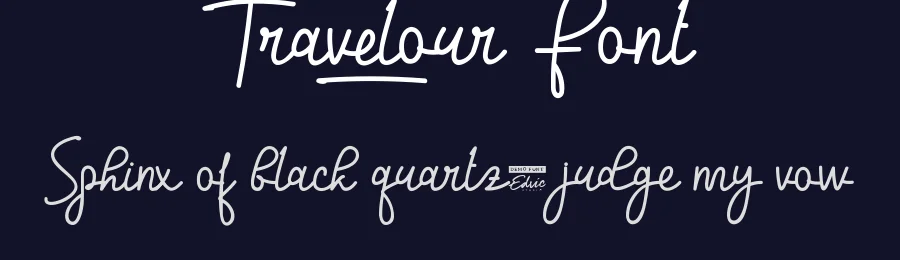Travelour Font by edricstudio — Script Handwritten Font — thumbnail 2