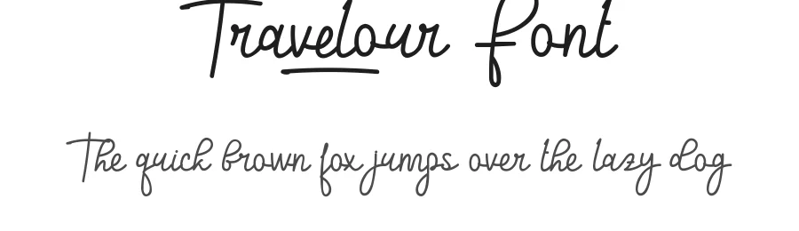 Travelour Font by edricstudio — Script Handwritten Font