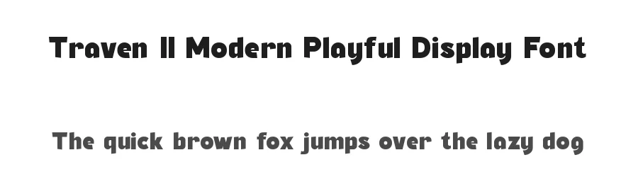 Traven || Modern Playful Display Font by ErmediaStudio — Decorative Font