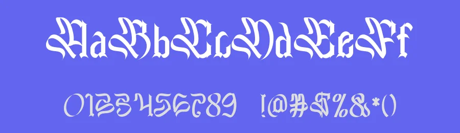 Trayfindor Blackletter Font by Dhabee — Blackletter Font — thumbnail 3