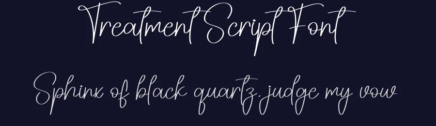 Treatment Script Font by creativeletter — Script Handwritten Font — thumbnail 2