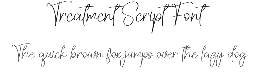 Treatment Script Font by creativeletter — Script Handwritten Font