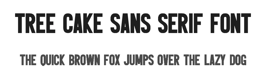 Tree Cake Sans Serif Font by Craftedtype — Decorative Font