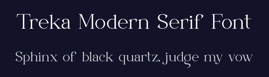 Treka Modern Serif Font by ErmediaStudio — Serif Font — thumbnail 2