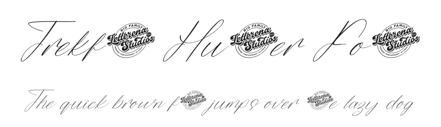 Trekfox Hunter Font by letterenastudios — Script Handwritten Font