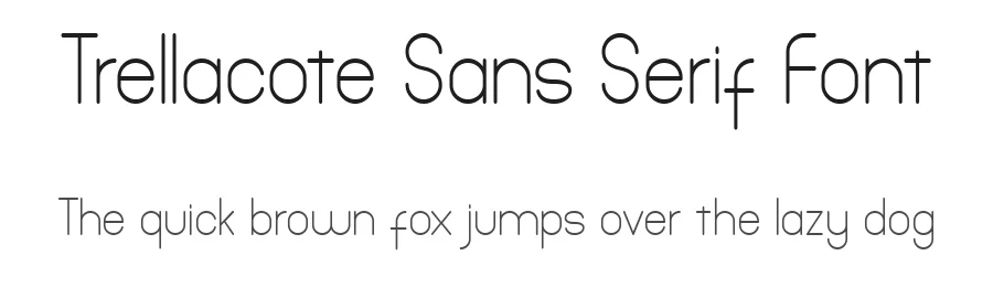 Trellacote Sans Serif Font by Namara Creative Studio — Sans Serif Font