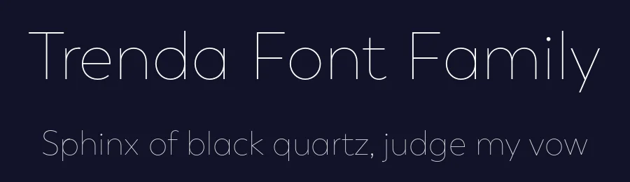 Trenda Font Family by Latinotype — Sans Serif Font — thumbnail 2
