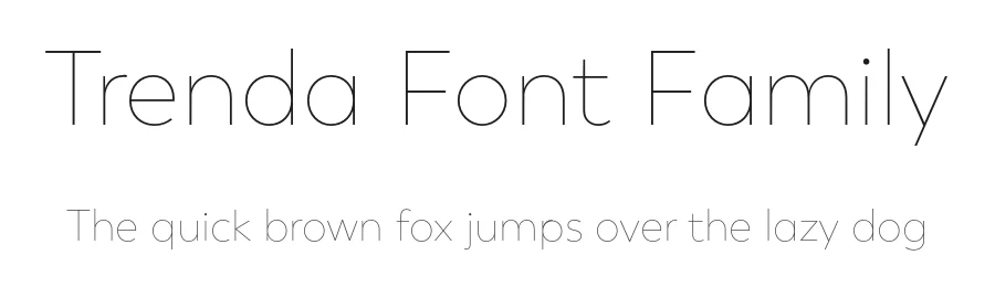 Trenda Font Family by Latinotype — Sans Serif Font