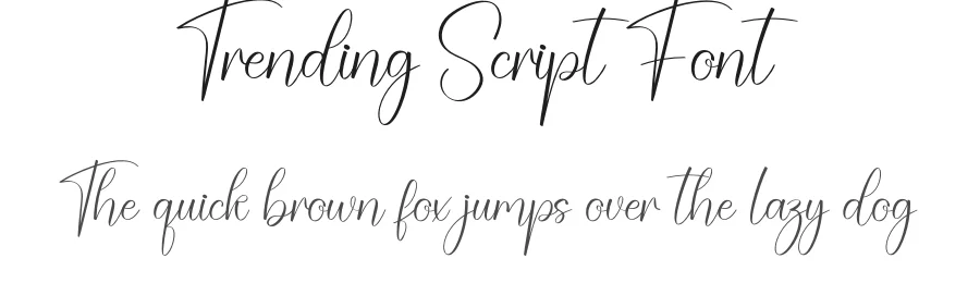 Trending Script Font by creativeletter — Script Handwritten Font
