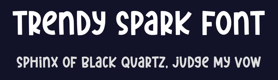 Trendy Spark Font by Nadiratype — Display Font — thumbnail 2