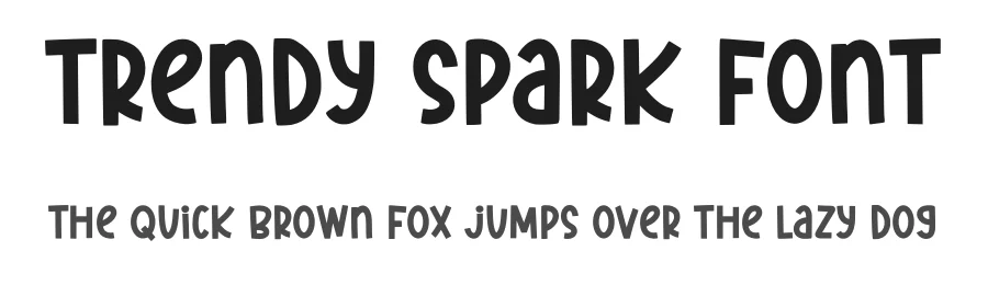 Trendy Spark Font by Nadiratype — Display Font
