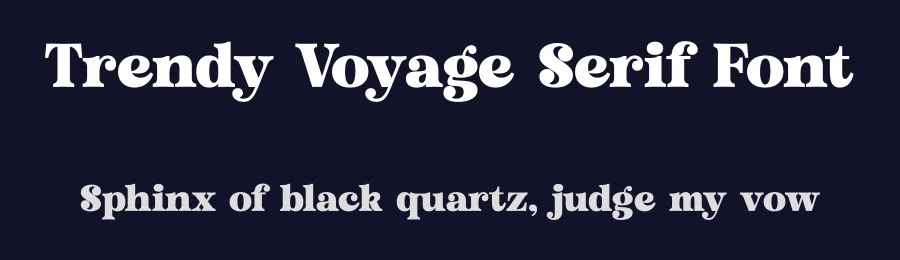 Trendy Voyage Serif Font by timelesstype.co — Serif Font — thumbnail 2
