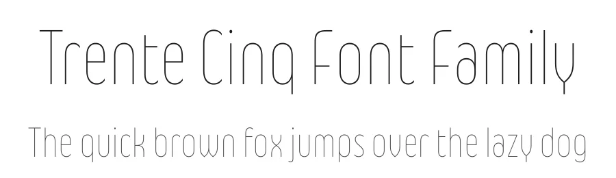 Trente Cinq Font Family by Black Foundry — Sans Serif Font