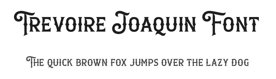Trevoire Joaquin Font by grezlinestudio — Decorative Font