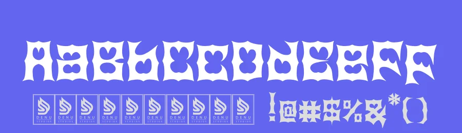Tribal Combat | Death Metal Typeface by Denustudios — Blackletter Font — thumbnail 3