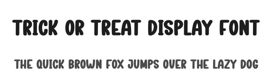 Trick Or Treat Display Font by creativeletter — Display Font