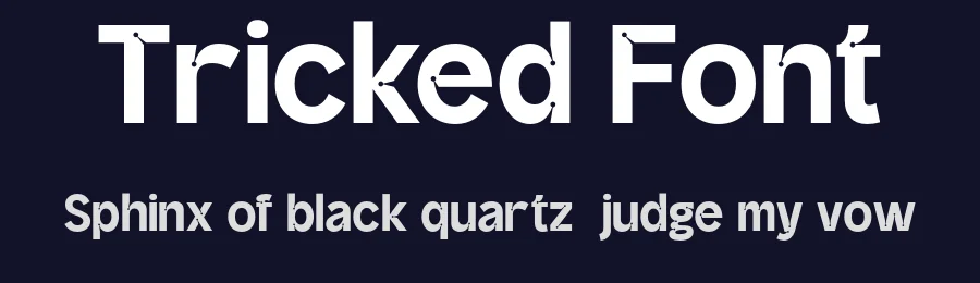 Tricked Font by Pikgura Type — Display Font — thumbnail 2