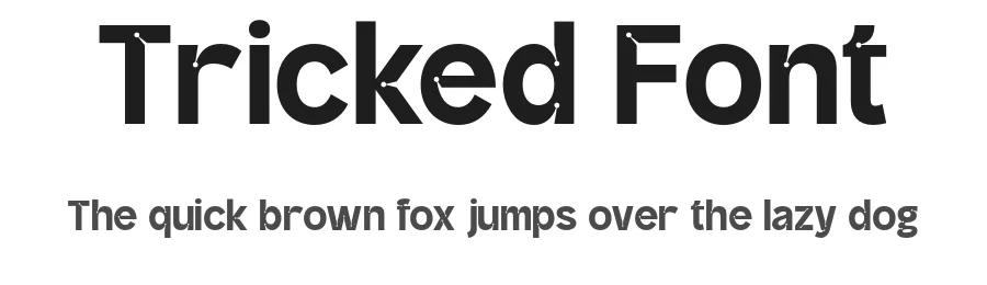 Tricked Font by Pikgura Type — Display Font