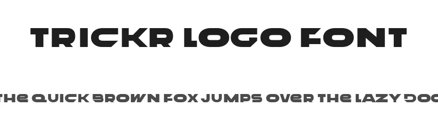 Trickr Logo Font by ffeeaarr — Serif Font