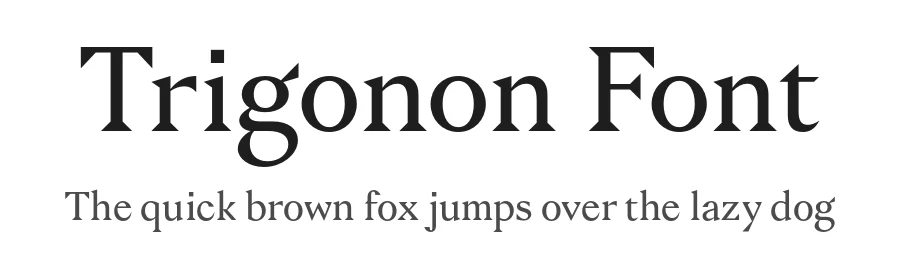 Trigonon Font by Bolditalic Studio — Serif Font