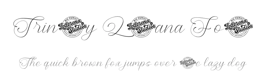 Trinity Litana Font by letterenastudios — Script Handwritten Font
