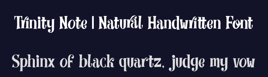 Trinity Note | Natural Handwritten Font by Gracetypestudio — Script Handwritten Font — thumbnail 2