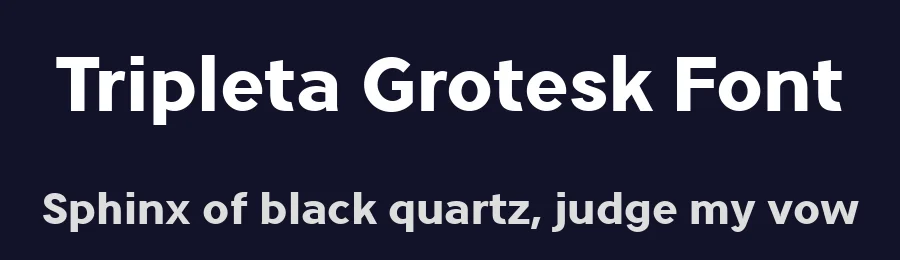 Tripleta Grotesk Font by defharo — Sans Serif Font — thumbnail 2