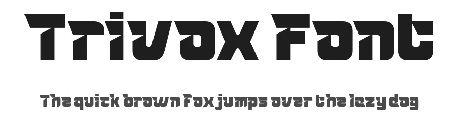 Trivox Font by Artisan Themes — Display Font