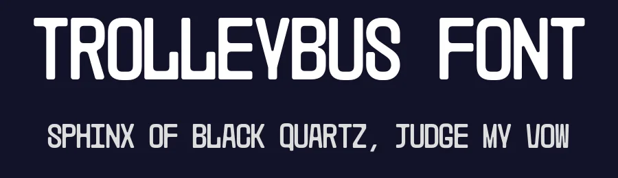 Trolleybus Font by Bolditalic Studio — Sans Serif Font — thumbnail 2