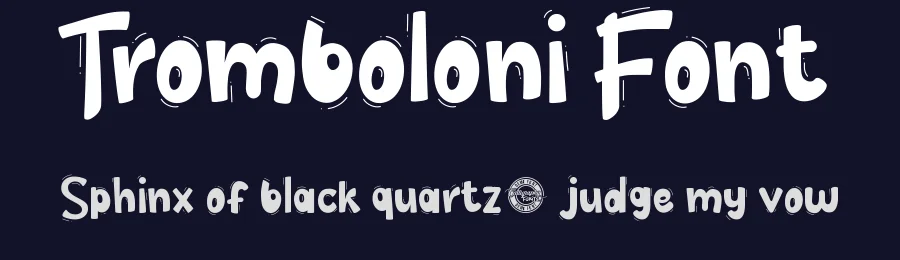 Tromboloni Font by CalligraphyFonts.net — Display Font — thumbnail 2